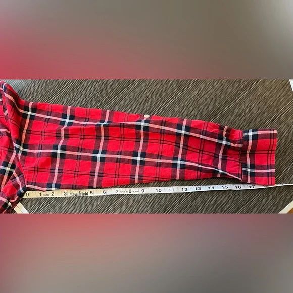 Tommy Hilfiger Plaid Long Sleeve Shirt Women's Large - Picture 9 of 12